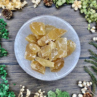 Honey Calcite Raw
