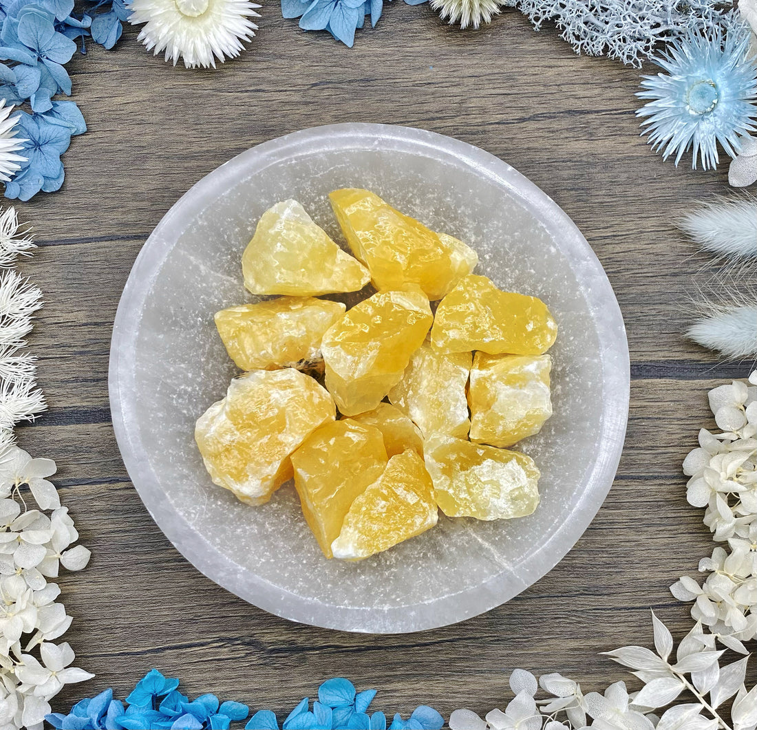 Orange Calcite Raw