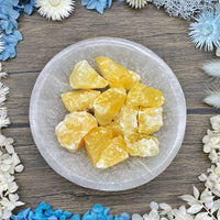 Orange Calcite Raw