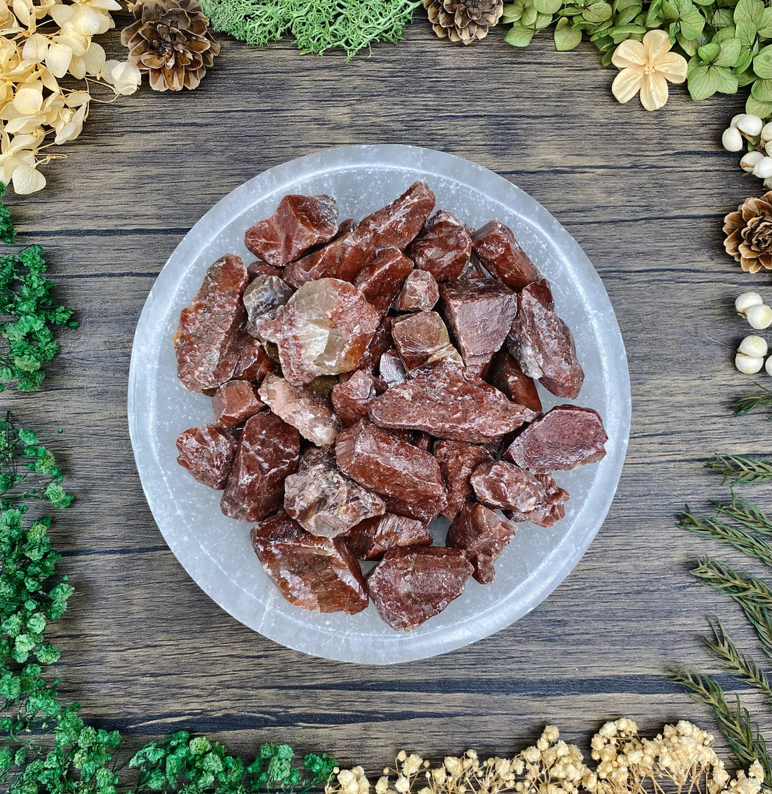 Red Calcite Raw