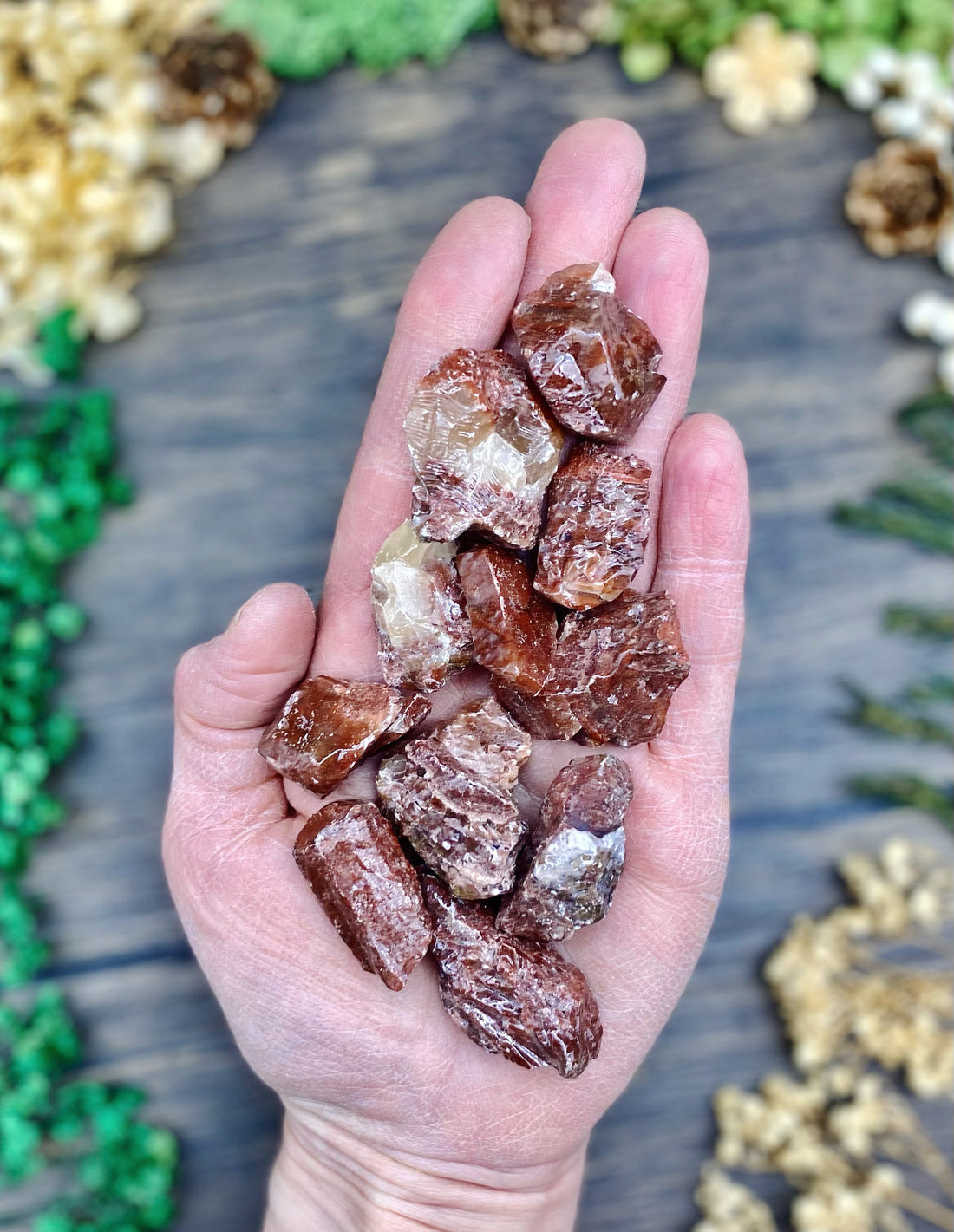Red Calcite Raw