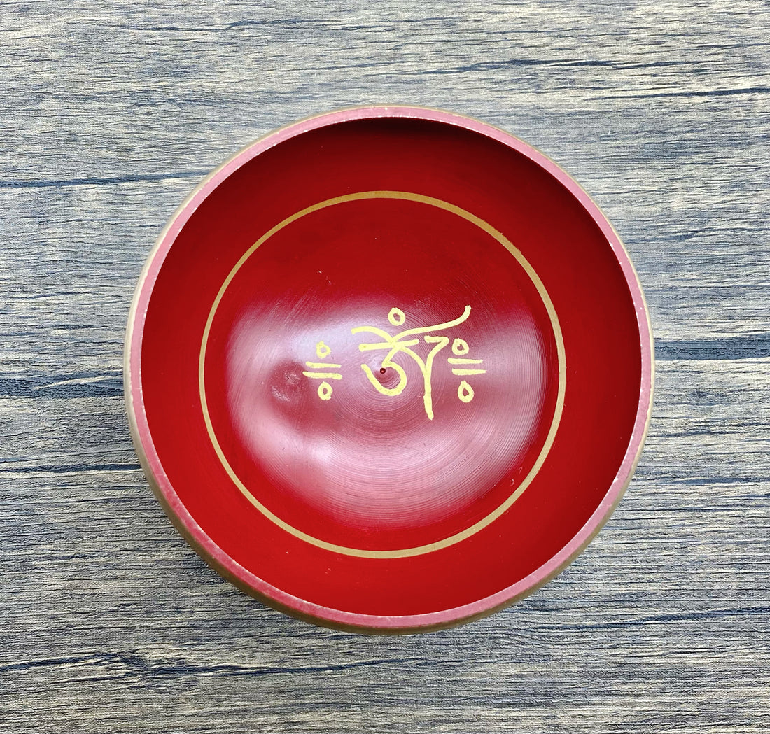 Singing Bowl Red 4"