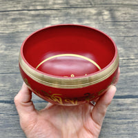 Singing Bowl Red 4"