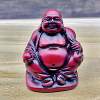 Red Buddha Figurine 2"