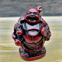 Red Buddha Figurine 2"