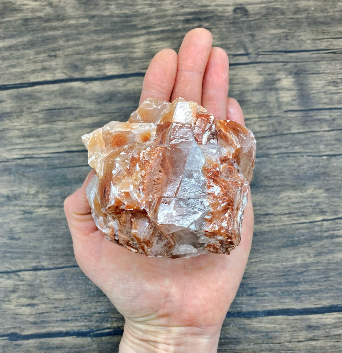Red Calcite Large $30
