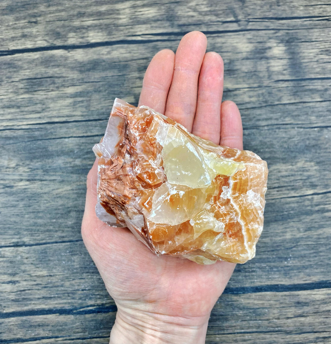 Red Calcite Large $30