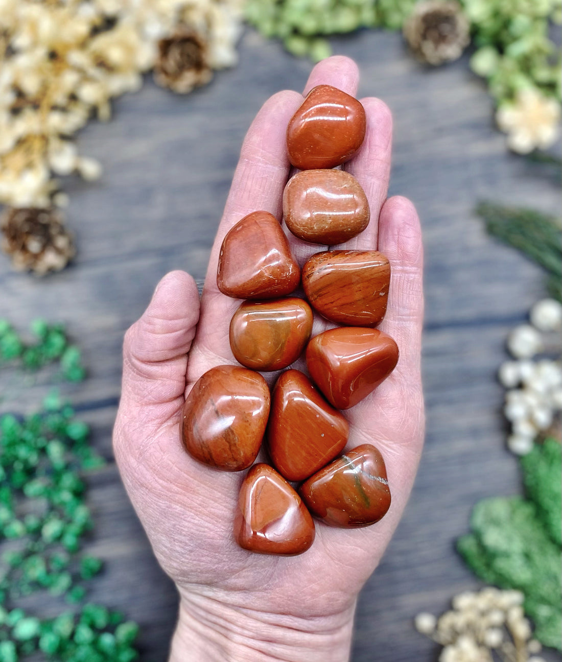 Red Jasper Tumbled Large