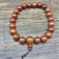 Mala Bracelet Red Lotus Seed