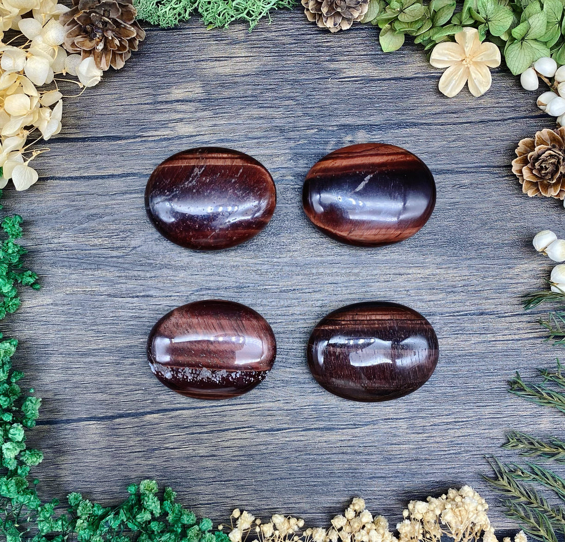 Red Tigers Eye Pillow