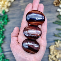 Red Tigers Eye Pillow
