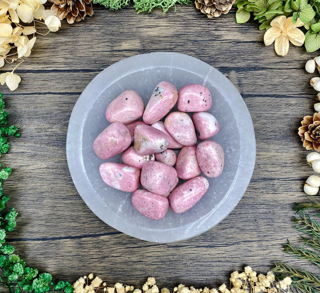 Rhodonite Tumbled Stone