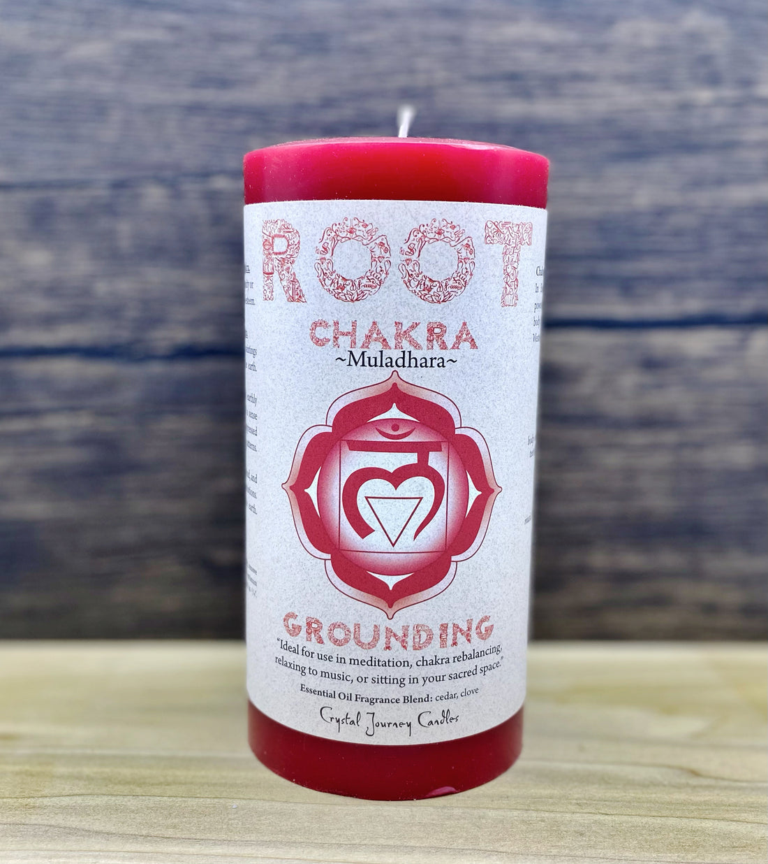 Chakra Pillar Candle Red