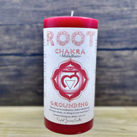 Chakra Pillar Candle Red