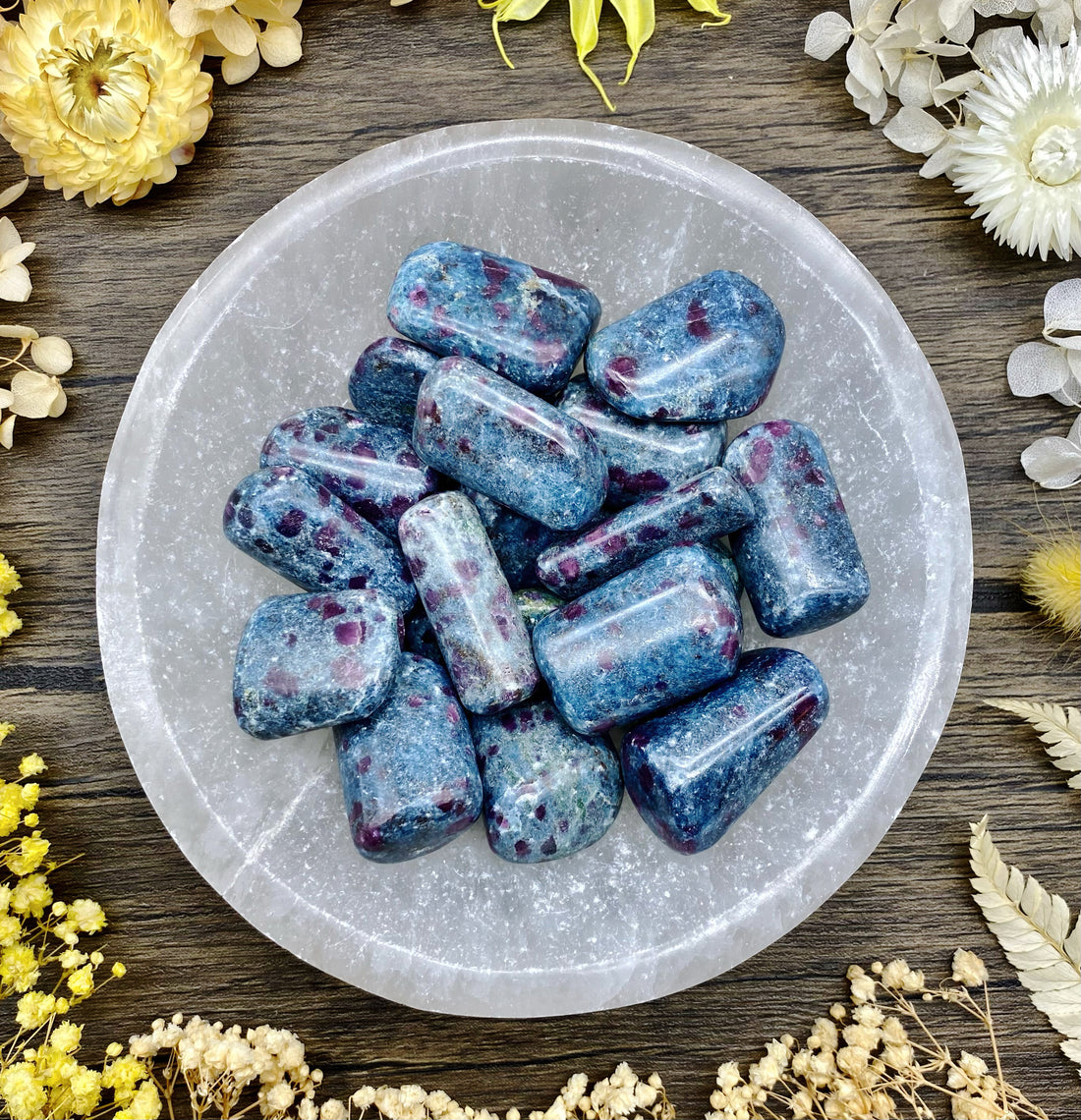 Ruby Kyanite Tumbled Stone