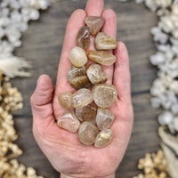 Rutilated Quartz Tumbled Stone