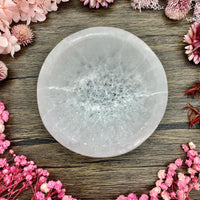 Selenite Round Bowl Small