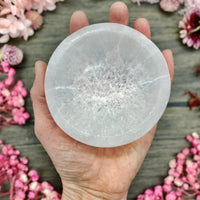 Selenite Round Bowl Small