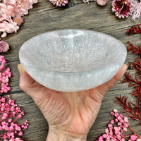 Selenite Round Bowl Large