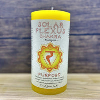 Chakra Pillar Candle Yellow