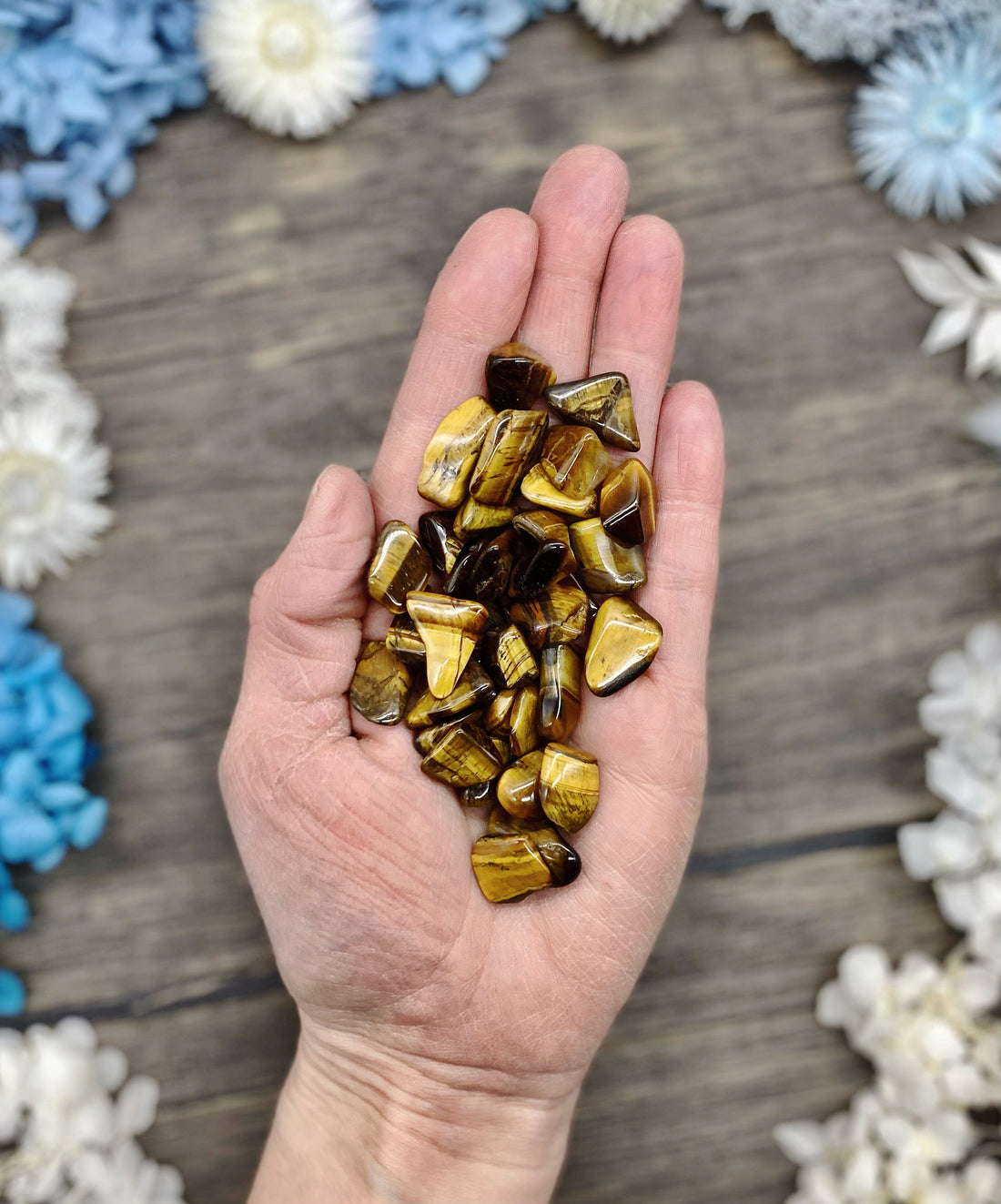 Tigers Eye Tumbled Stone Small