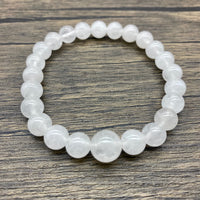 Mala Bracelet White Jade