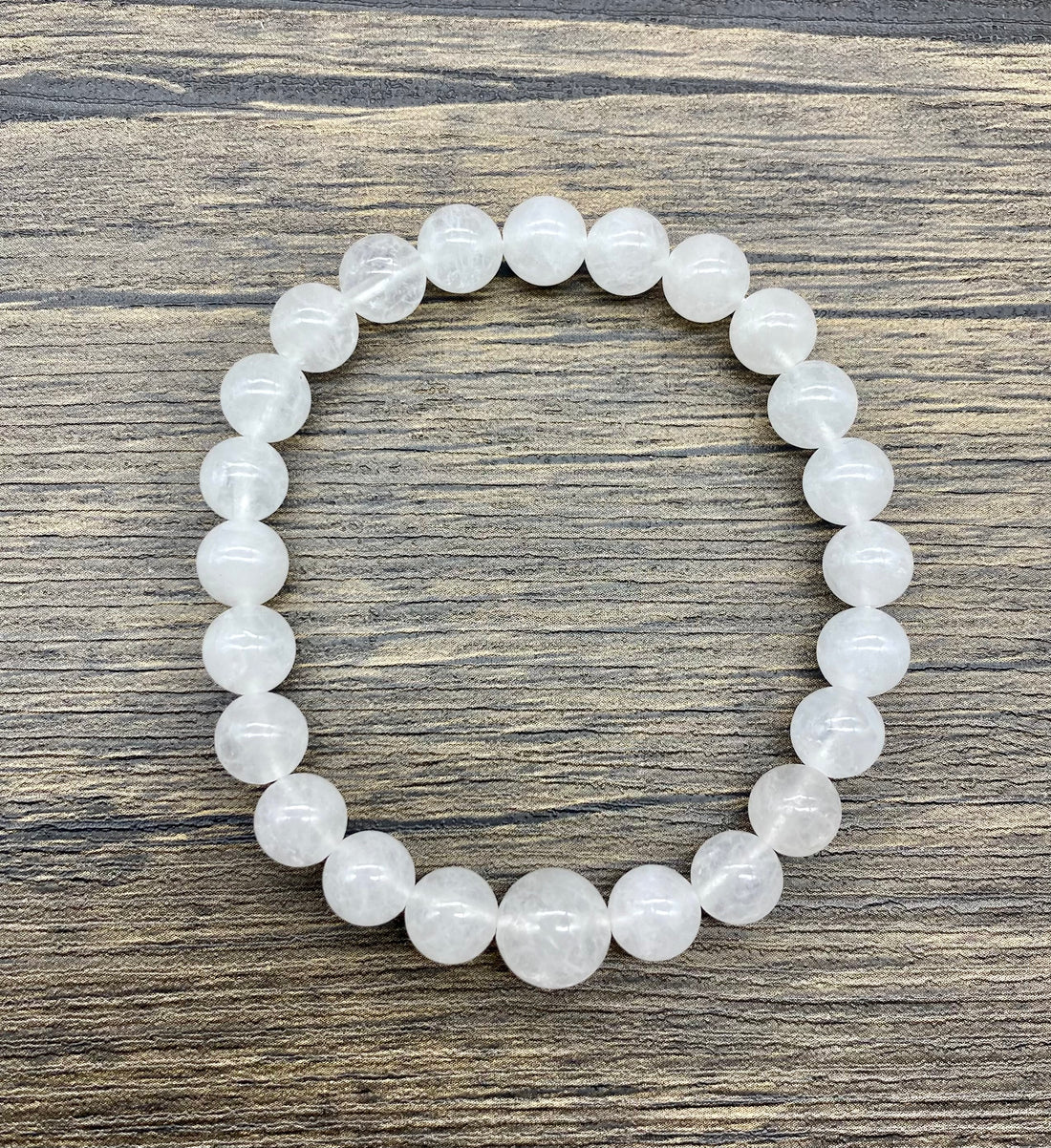 Mala Bracelet White Jade