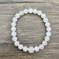 Mala Bracelet White Jade