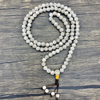 Mala 108 White Lotus Seed