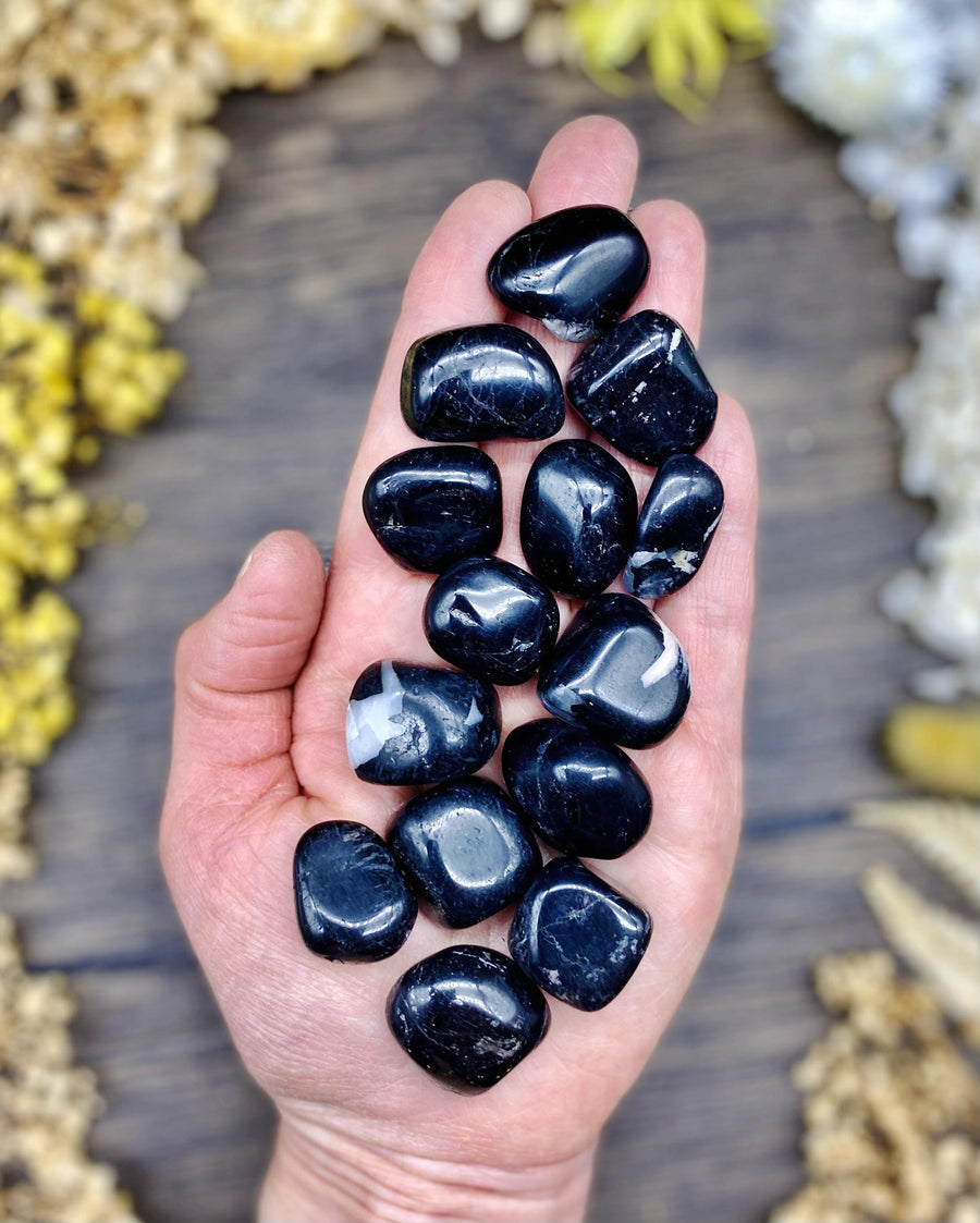 Black Tourmaline Tumbled Stone