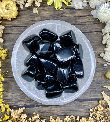 Black Obsidian Tumbled Stone