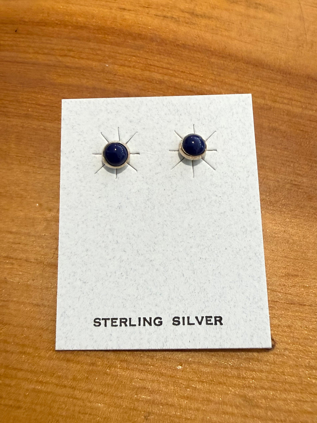 Lapis Lazuli Stud Earrings