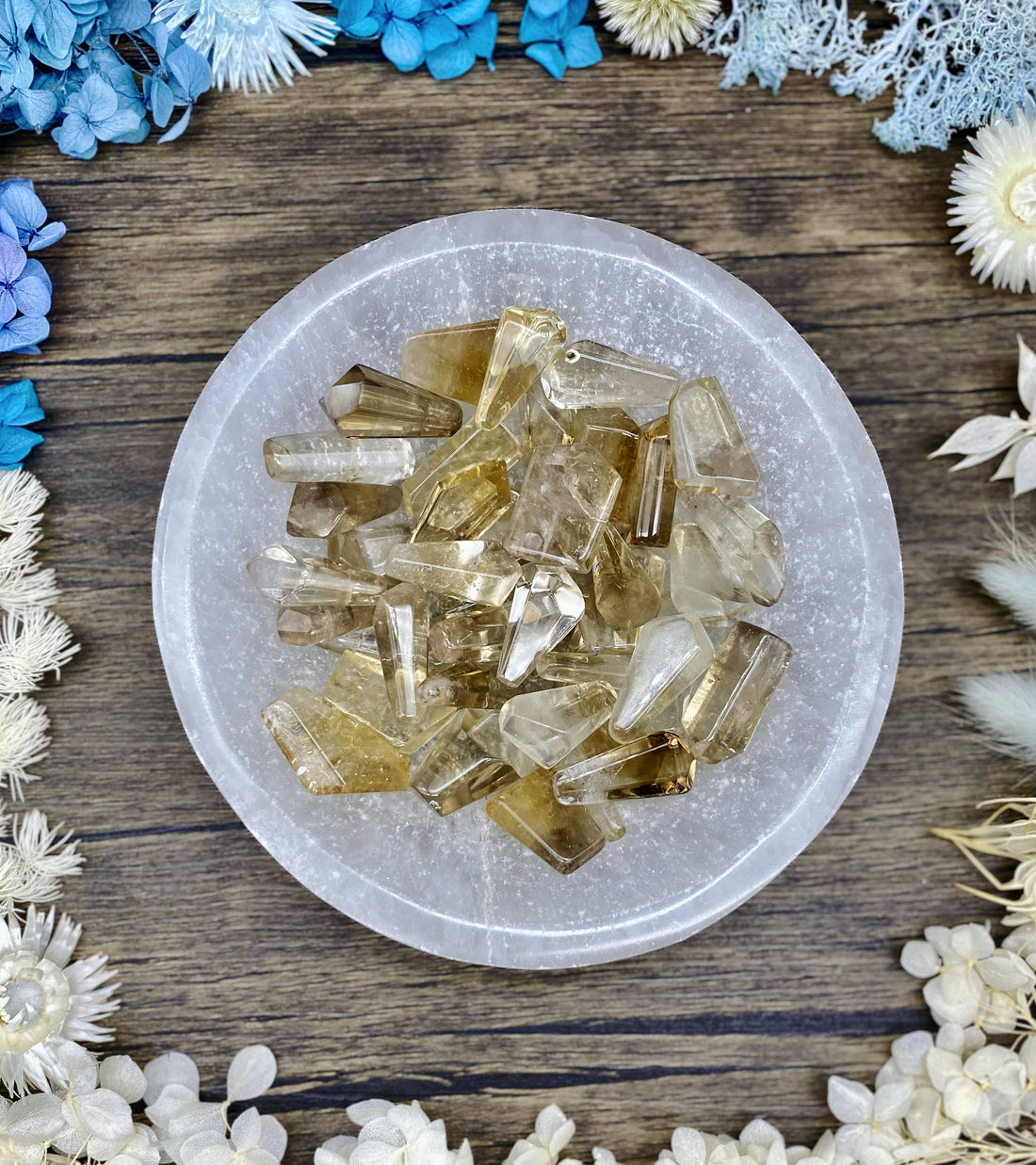 Natural Citrine Tumbled Points