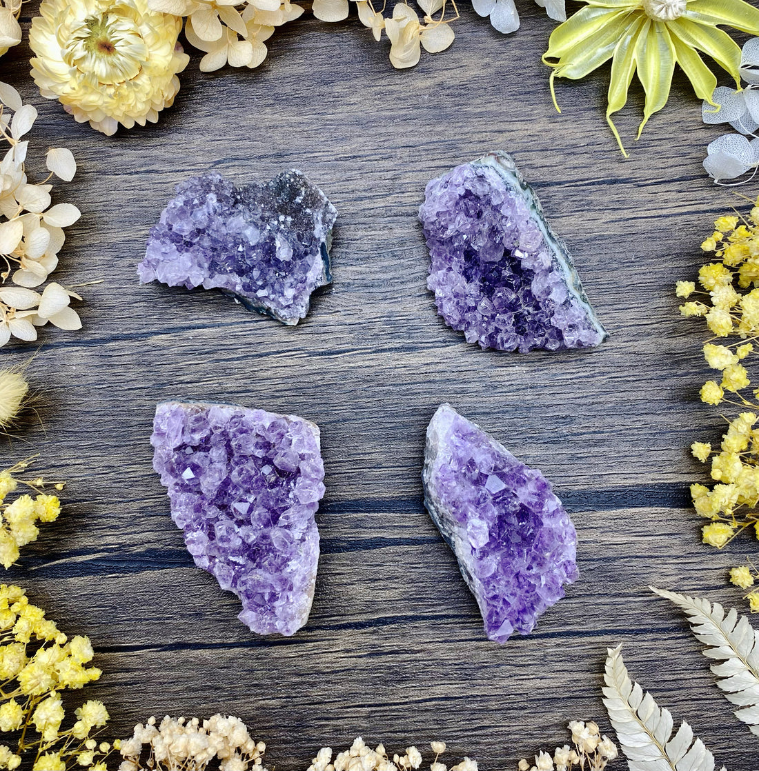 Amethyst Druzy Geode $12