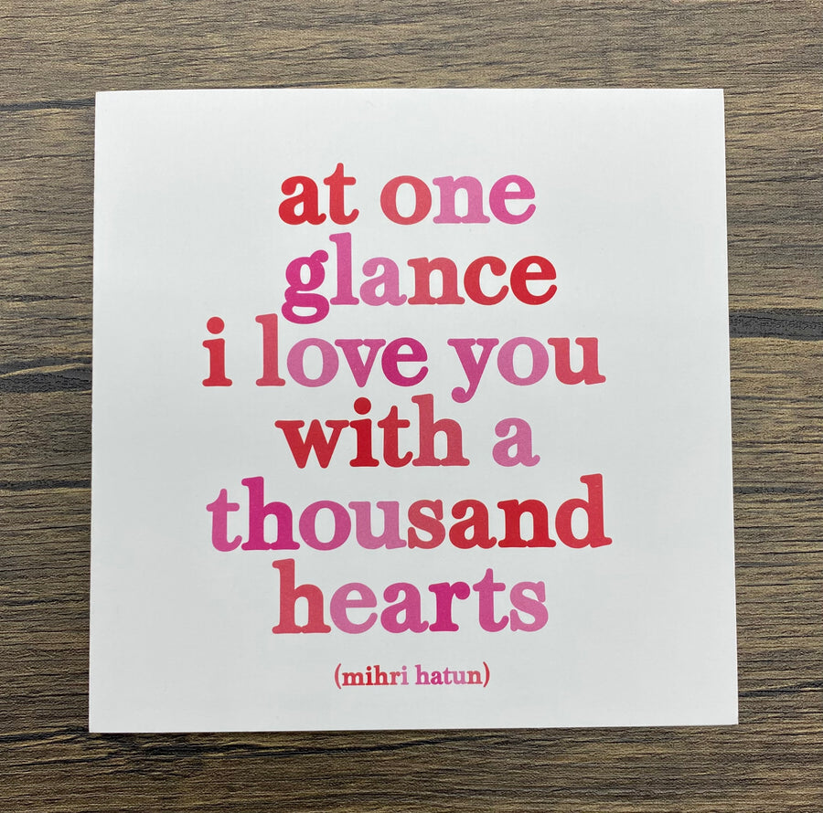 Quotable Card: At one glance...