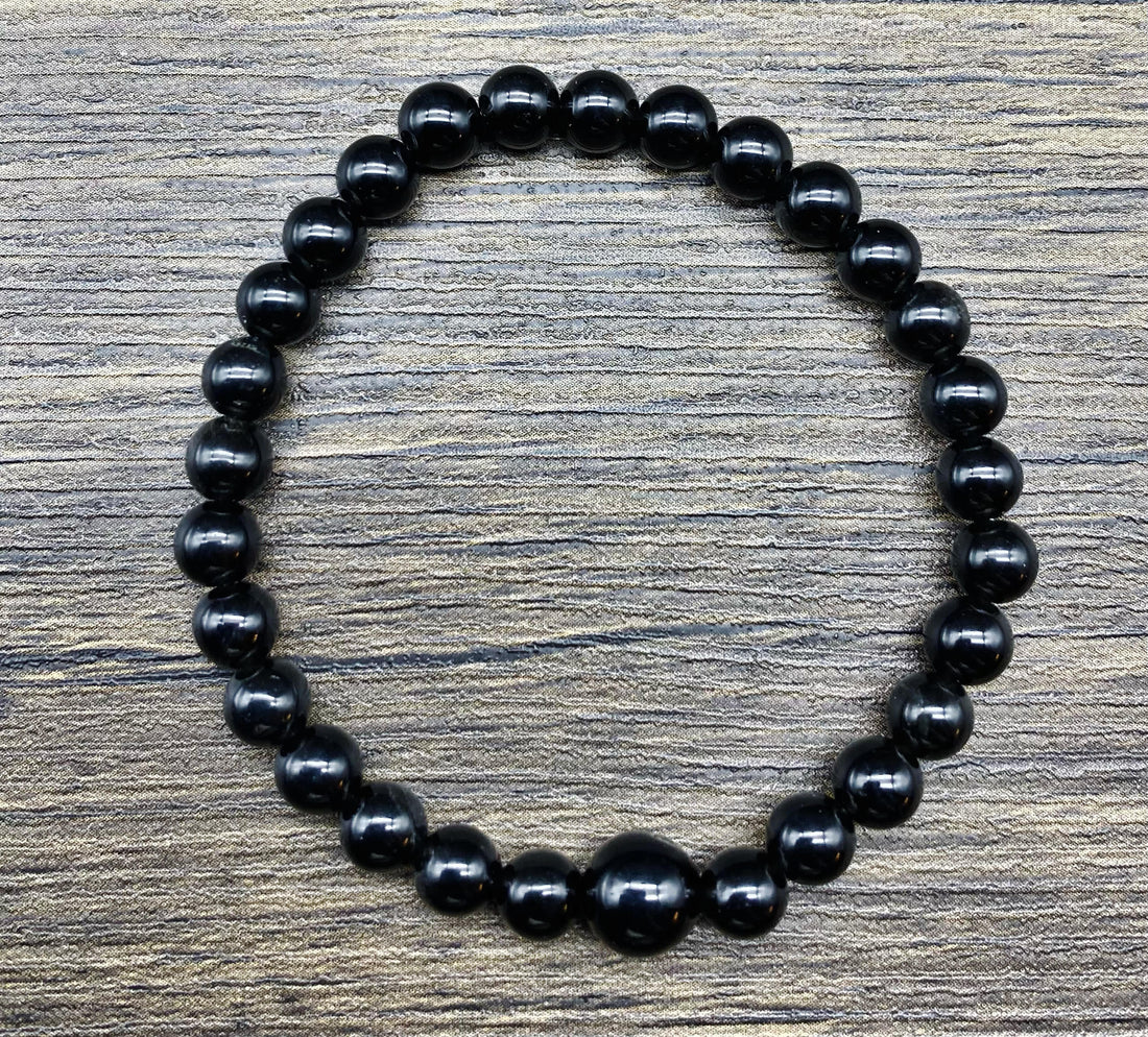 Mala Bracelet Black Obsidian Small