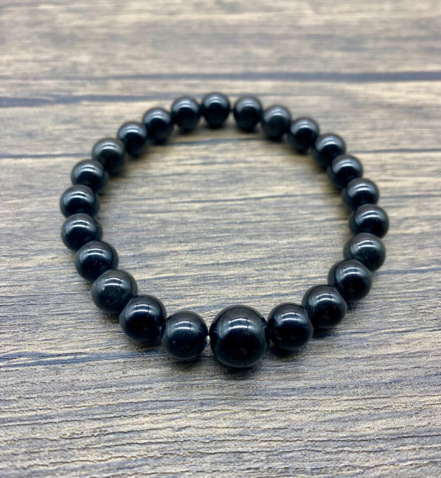 Mala Bracelet Black Obsidian