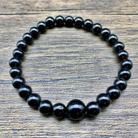 Mala Bracelet Black Obsidian Small