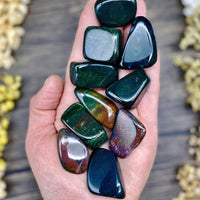 Bloodstone Tumbled Stone