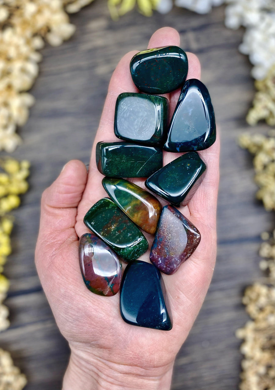 Bloodstone Tumbled Stone