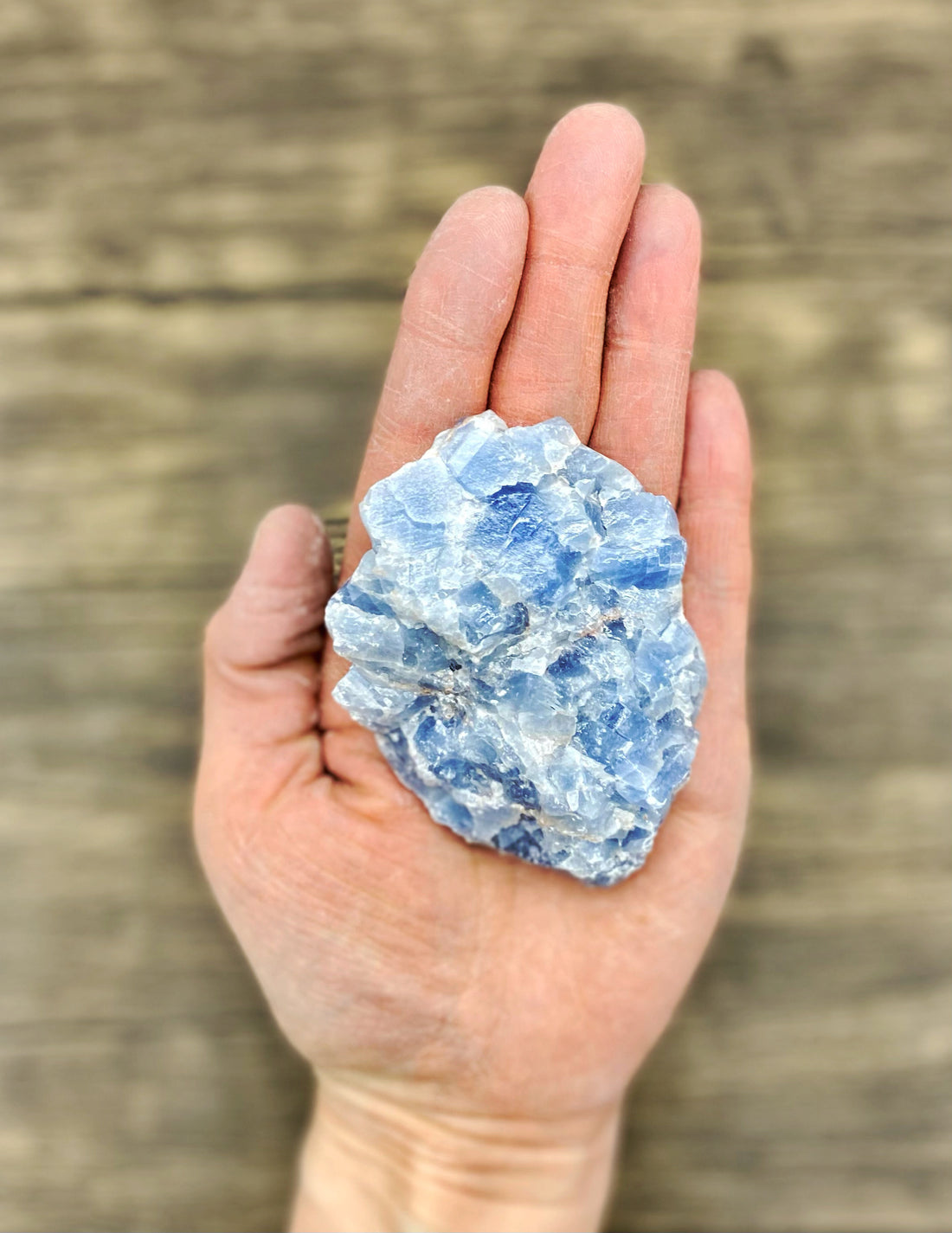 Blue Calcite Large $20