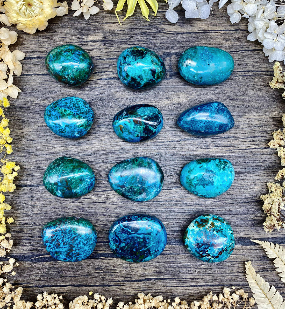 Chrysocolla Palm Stone