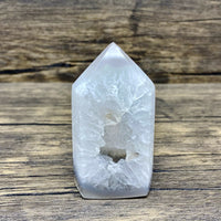 Druzy Agate Tower $36 D