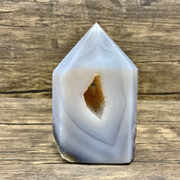 Druzy Agate Tower $115