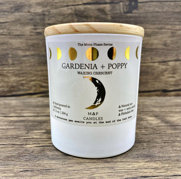 Gardenia Poppy Moon Candle