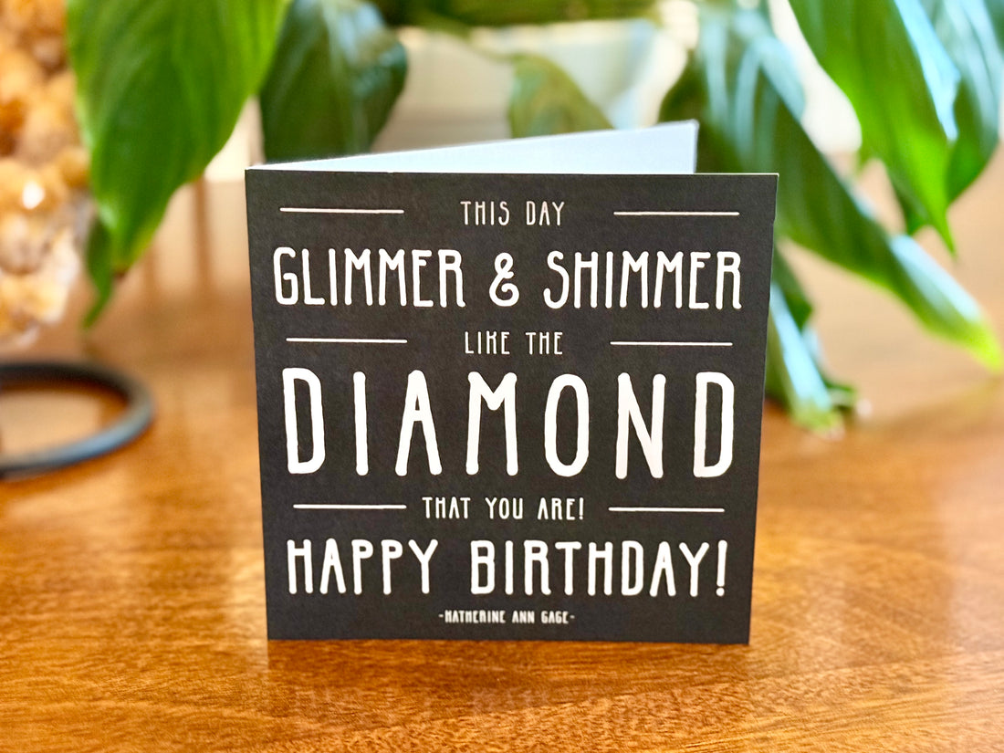 Quotable Card: This day glimmer & shimmer