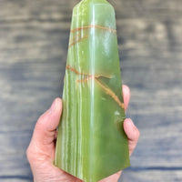 Himalayan Green Onyx Obelisk