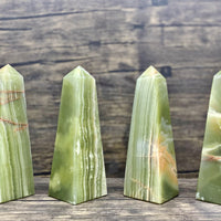 Himalayan Green Onyx Obelisk