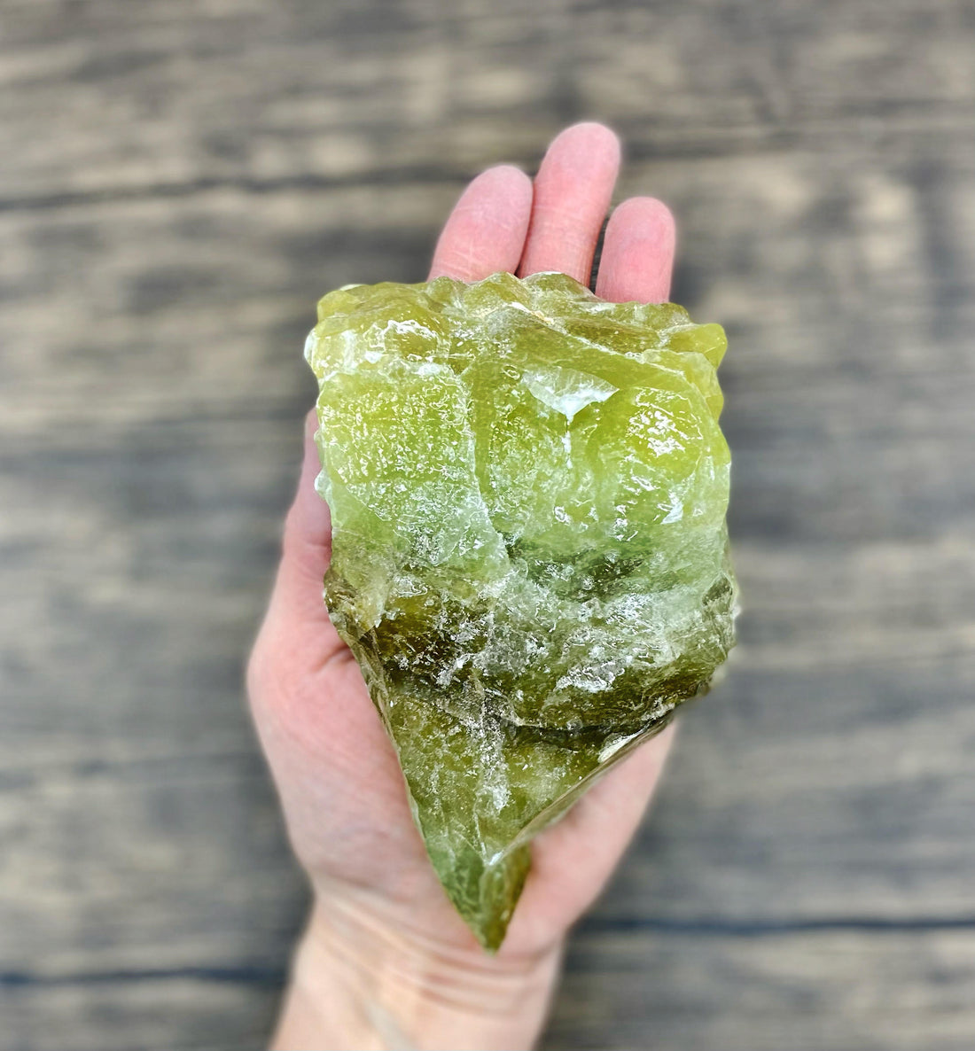 Green Calcite Large $35
