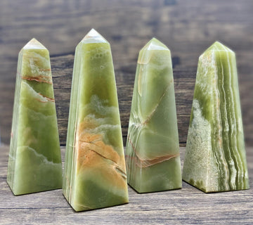 Himalayan Green Onyx Obelisk